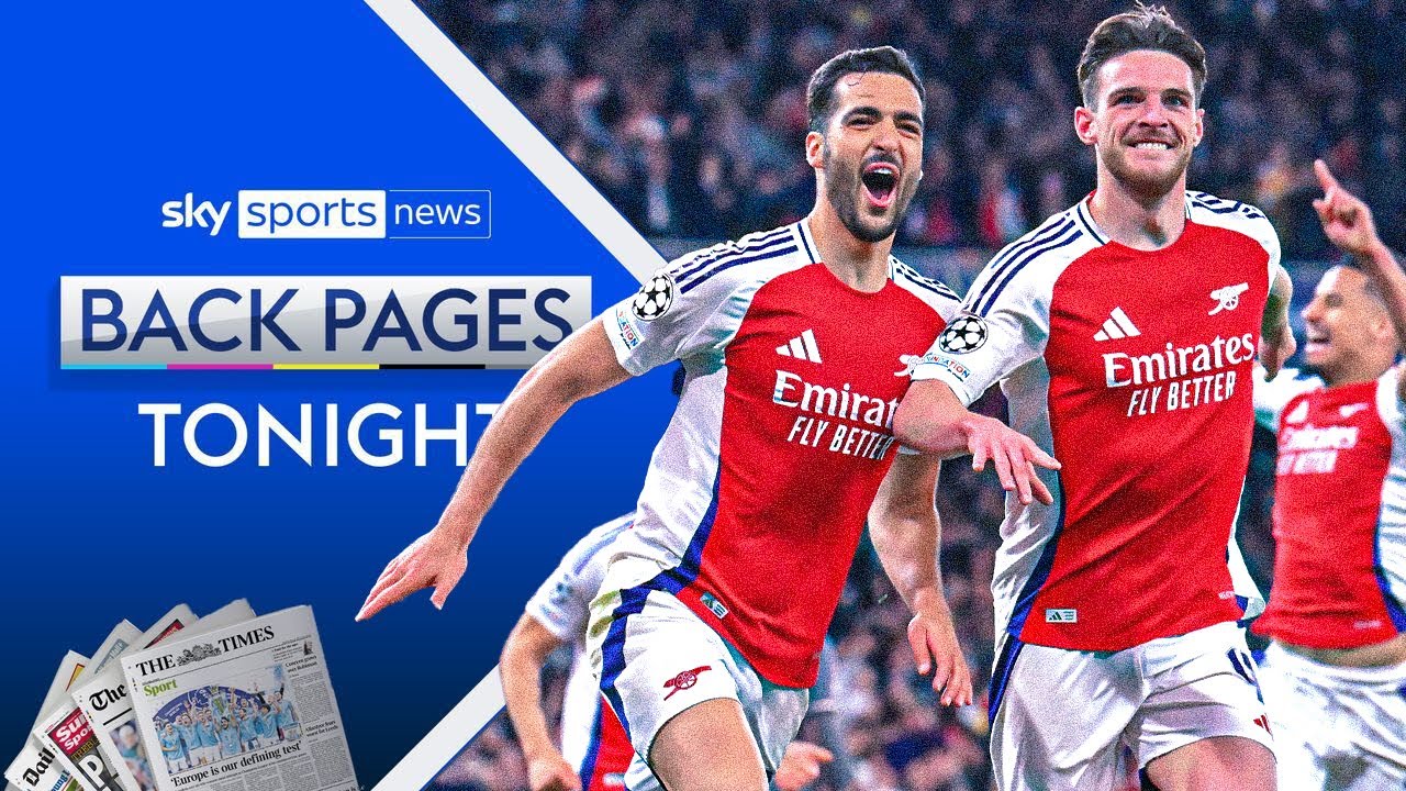 Declan Rice scores two free-kicks as Arsenal win 3-0 against Real Madrid | Back Pages Tonight