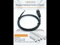 M12 Circular Aviation Connector with Cable, Fully Upgraded