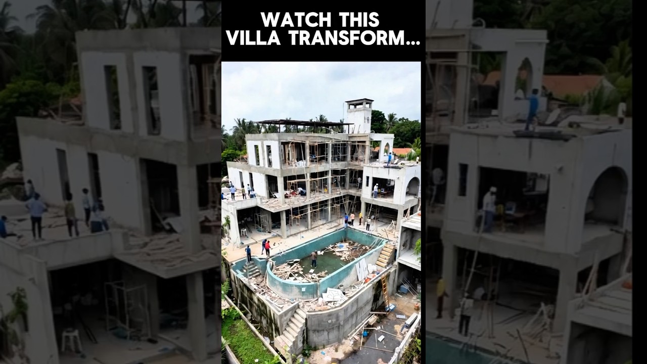 This Flooded Luxury Villa Was Rebuilt in Seconds 