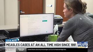 Measles cases at an all time high
