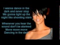 Rihanna - Dancing in the Dark ( LYRICS )