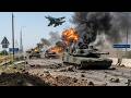 10 Minutes Ago! How a US M1A2 ABRAMS Tank Convoy Was Destroyed by Russian SU-34 Pilots in Ukraine