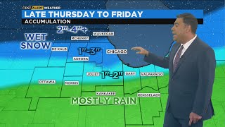 Chicago First Alert Weather: Snow coming later this week