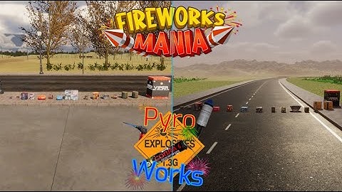 Pyroworks VS Fireworks Mania 2 - Side by Side Comparison Video