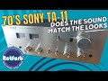 1977 SONY TA-11 Amplifier - A Closer Look & Overview - Retfurb