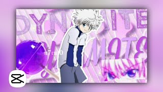 killua edit | dynamite | capcut | @nabila amilia tutorial