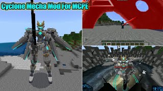 Cyclone Mecha Mod For Minecraft Pocket Edition | Best Robot Mod For MCPE screenshot 5
