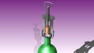 Corkscrew and Bottle