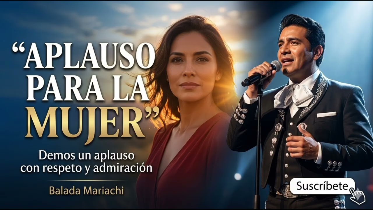 APLAUSO PARA LA MUJER | Balada Mariachi Romántica | Canción para Dedicar