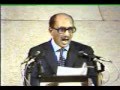 Sadat Knesset Speech With English Subtitles 