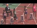 中学女子100mH予選4レース　　2023年兵庫リレーカーニバル