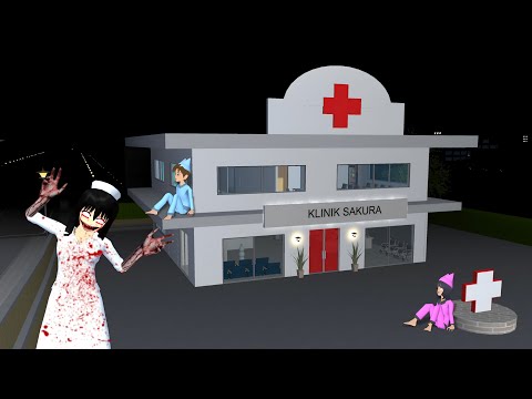 Yuta Dan Mio Bawa Baby Celine Ke Klinik Berhantu || Sakura School Simulator