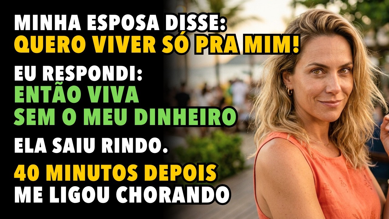 Minha esposa disse: “Quero viver sem você” — Para seu desespero, eu dei exatamente o que ela pediu