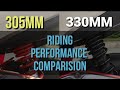 REAR SHOCK COMPARISON 305MM VS 330MM | CLEARANCE | RIDING PERFORMANCE