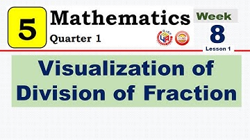 MATH 5 QUARTER 1 - WEEK 8 LESSON 1 || VISUALIZATION OF DIVISION OF FRACTION