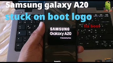 SM A205F Samsung Galaxy A20 Fix boot stuck on boot logo