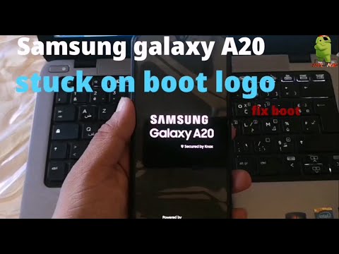 SM A205F Samsung Galaxy A20 Fix boot stuck on boot logo