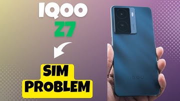 Sim Problem || How to solve sim Not showing or sim network issue IQOO Z7