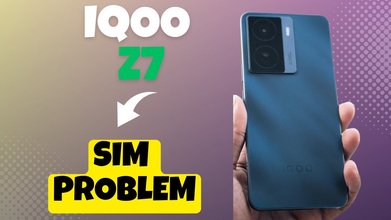 Sim Problem || How to solve sim Not showing or sim network issue IQOO ...