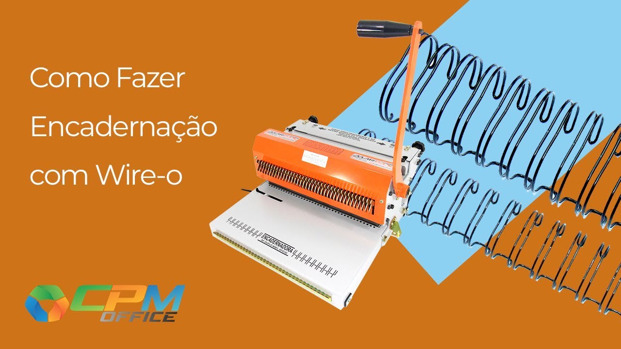 Capa do vídeo Como Fazer Encadernação com Wire-o | CPM OFFICE
