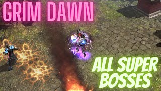 Grim Dawn [1.1.9.5] | Lvl 100 Phys Retal Warlord | Facetanking All Super Bosses