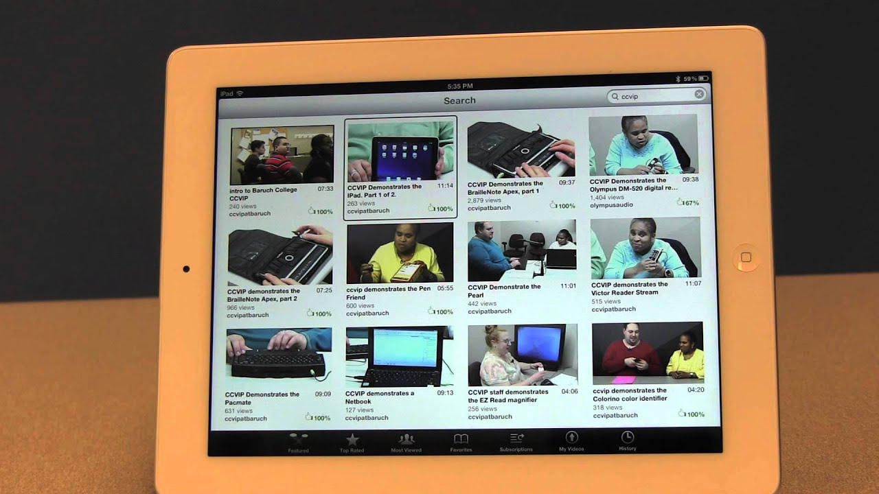 Using YouTube On The IPad With VoiceOver YouTube using-youtube-on-the-ipad-with-voiceover-youtube