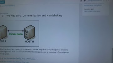 Serial call and response handshaking using bytes