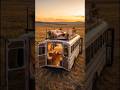 DIY Camper Van Luxury Build Timelapse #shorts  #tinyhouse #campervan #mobilehome #timelapse