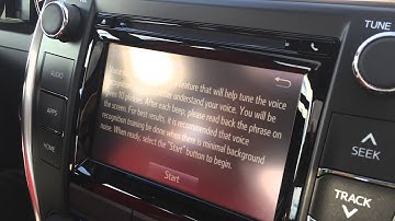 Entune Voice Recognition