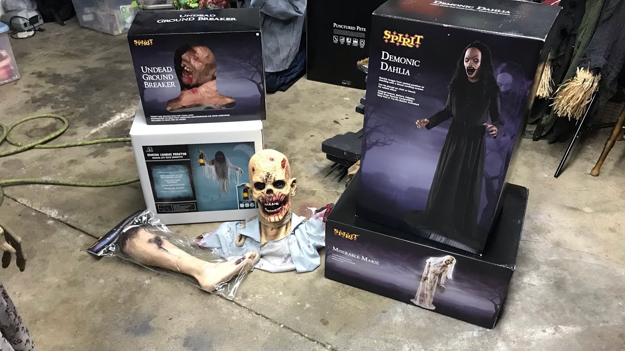 Spirit Halloween 2020 50% off sale SCORES | Props | Animatronics Yard Haunt