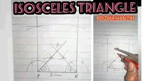 To construct an isosceles triangle when the base and base angle  are given