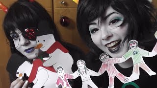 Vriska and Terezi: Christmas Chaos Crafting (Homestuck Cosplay)