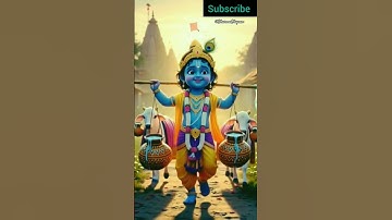 Yashoda ka nandlala brij ka ujala hai #krishna #bhajan #video #shorts #song #cute