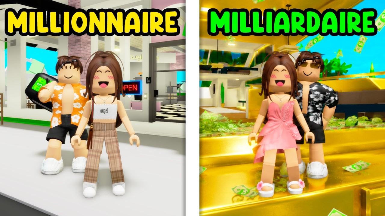 ON PASSE DE MILLIONNAIRE À MILLIARDAIRE SUR BROOKHAVEN ROBLOX