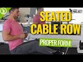 Seated Cable Row – Full Video Tutorial & Exercise Guide