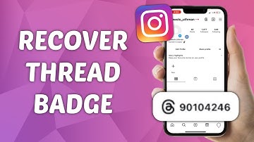 How to Recover Thread Badge on Instagram Account