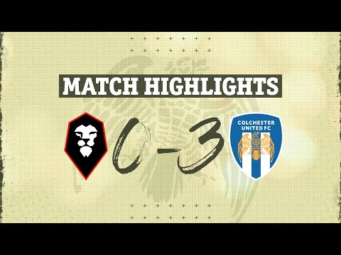 Salford Colchester Goals And Highlights