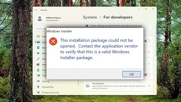 Fix: “This App Package Is Not Supported for Installation by App Installer” Error
