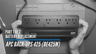 APC Back-UPS 425 (BE425M) Battery Replacement (Part 1 of 2)