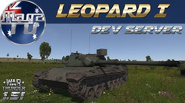 War Thunder - Leopard I Test - 1.51 Dev Server