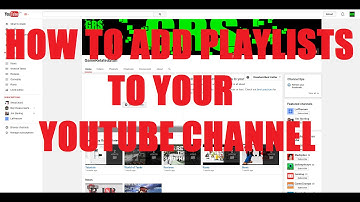 How To Add Playlists Sections to a Youtube Channel Main Page Tutorial
