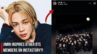 Muhteşem Jimin, Dans Ekibiyle Birlikte Instagram Hikayesini Yeniden Paylaştı Ve Diğer Bts Üyeler...