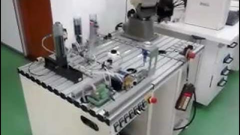 FESTO MPS Distribution System & Palletizing using Mitsubishi RV-M1 Robot