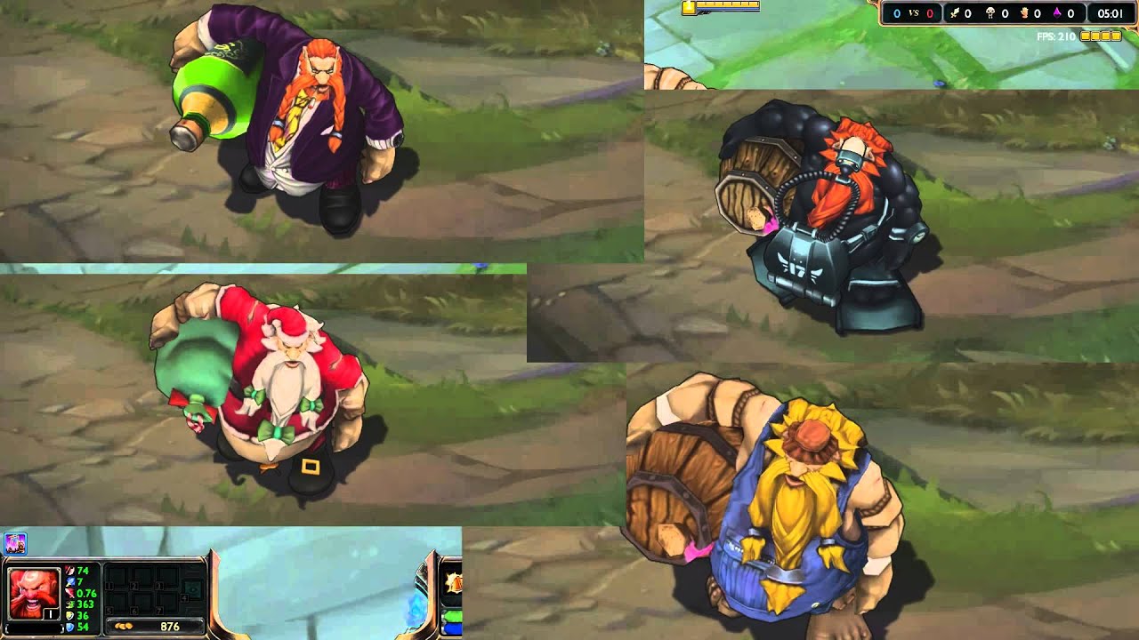 Mejora visual Gragas y skins, League of Legends - YouTube