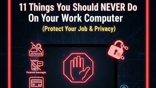 11 Things You Should NEVER Do On Your Work Computer (Protect Your Job & Privacy) 11 Things You Should NEVER Do On Your Work Computer (Protect Your Job & Privacy)