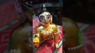 laddu Gopal ji ka beautiful cosmetics or makeup. #art #laddugopal #shorts #religion