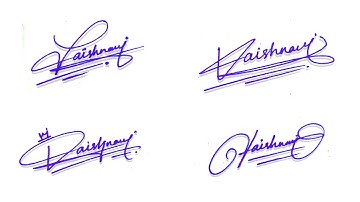 Vaishnavi name signature style | Vaishnavi Signature Style | V letter signature style | V signature