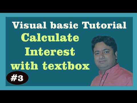Day-3: Visual Basic Tutorial – Calculate simple Interest and Amount using Control  By Manoj Sir