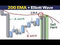 Live Intraday Trade Using 200 EMA + Elliott Wave