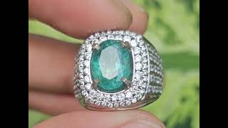 Natural HQ Batu Emerald Beryl Jamrud Insignificant Ethiopia 3.36 Cts